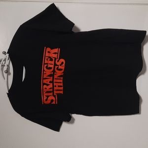 Netflix Stranger Things Black Short Sleeve T-shirt
